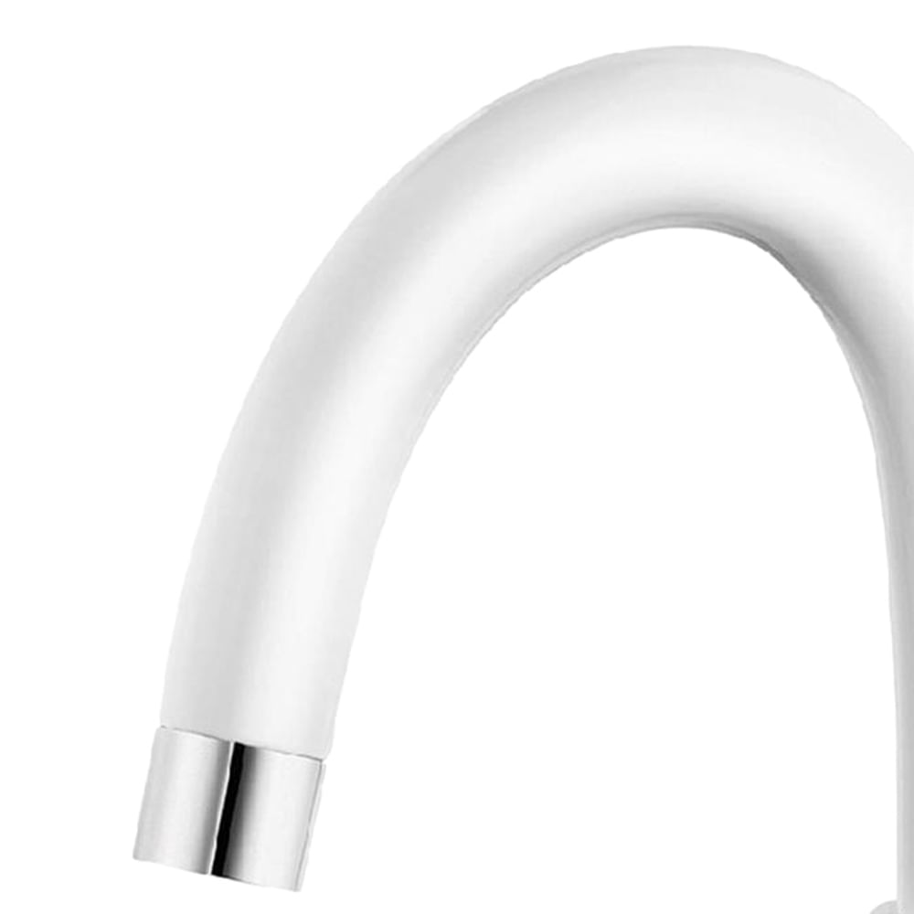 Encontraproduto.com.br - Torneira Viqua para Lavatório de Mesa Bica Alta Allure Branca