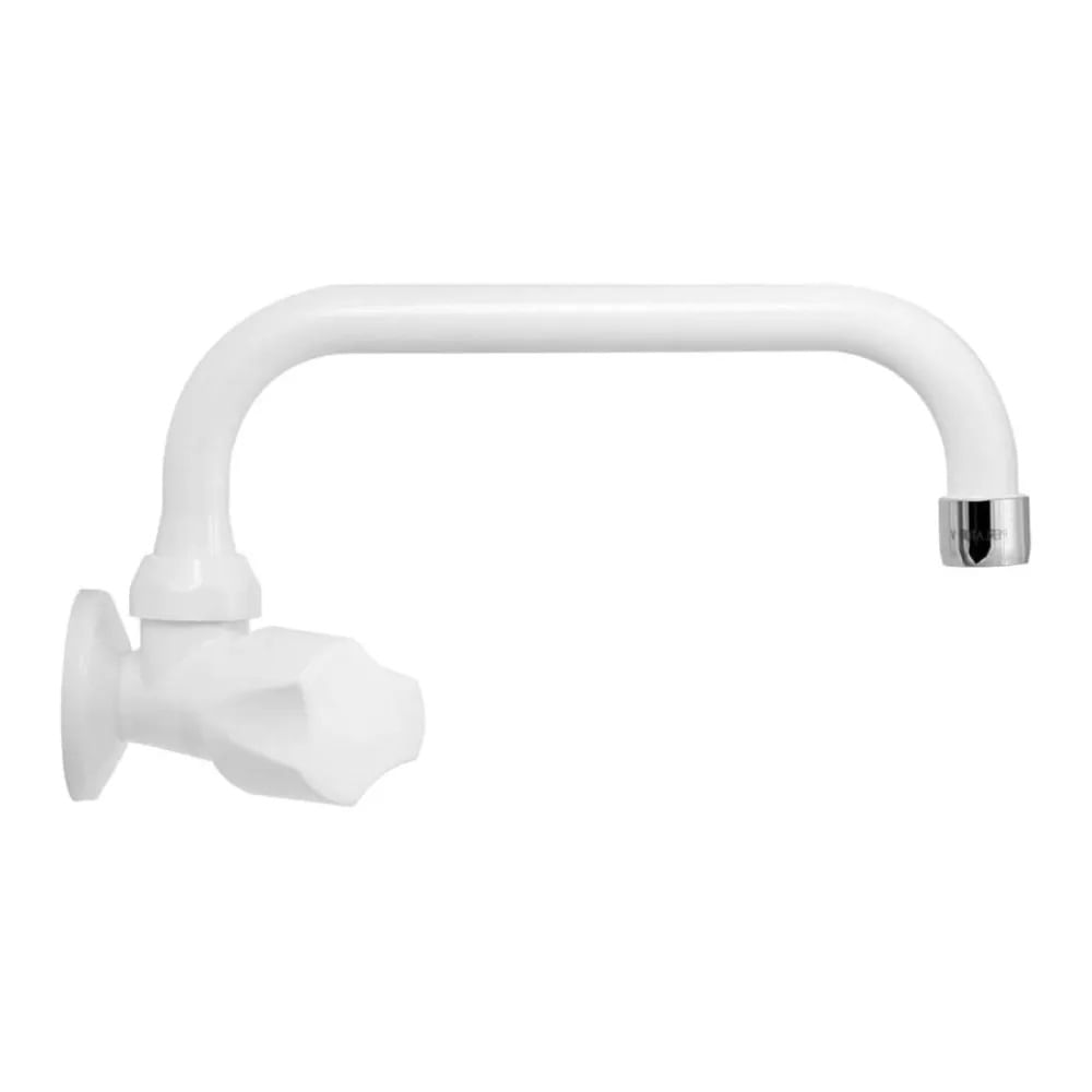 Encontraproduto.com.br - Torneira Viqua Foz de Parede Bica Horizontal 1/2 x 3/4 - Branco