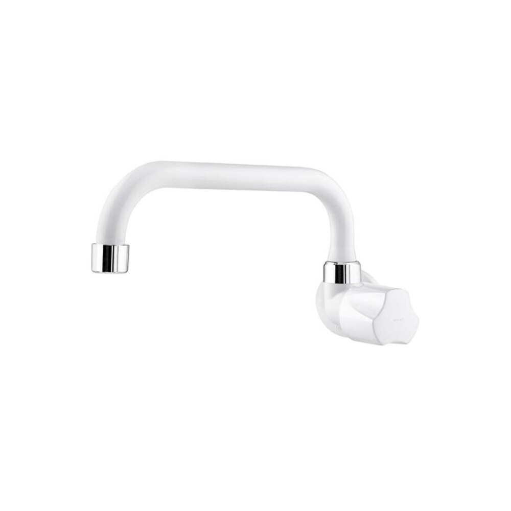 Encontraproduto.com.br - Torneira Viqua Foz de Parede Bica Horizontal 1/2 x 3/4 - Branco