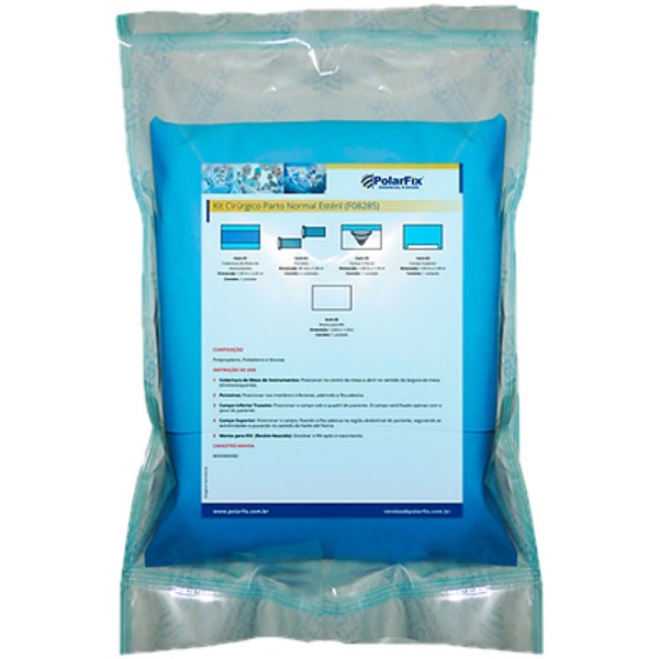 Encontraproduto.com.br - Kit Cirúrgico Parto Normal Estéril - PolarFix