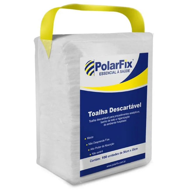 Encontraproduto.com.br - Toalhas Descartaveis 30x35cm C-100un Polar Fix