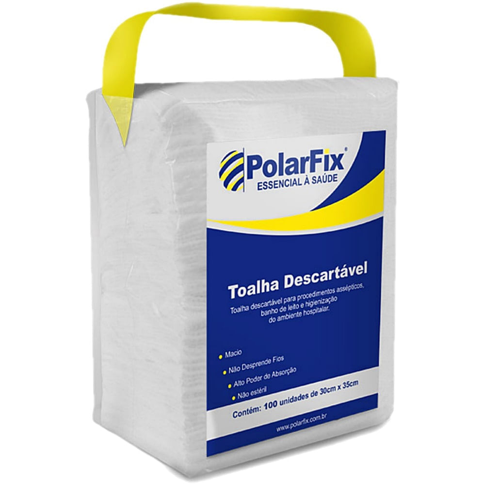 Encontraproduto.com.br - Toalhas Descartaveis 30x35cm C-100un Polar Fix