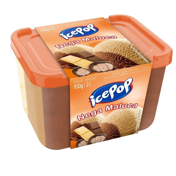 Encontraproduto.com.br - Sorvete 2  L Icepop Nega Maluca