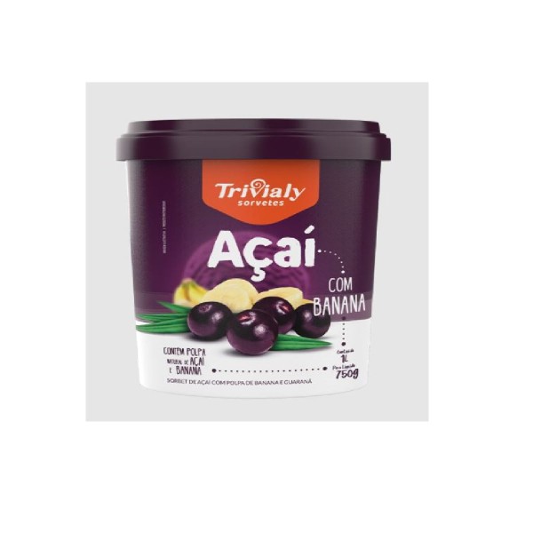 Encontraproduto.com.br - Açaí Trivialy Banana 1 Litro