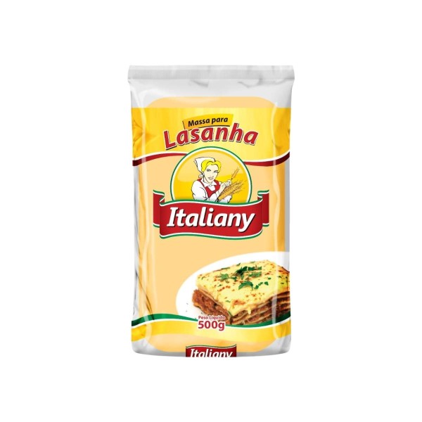 Encontraproduto.com.br - Massa para Lasanha Italiany Pacote com 500g