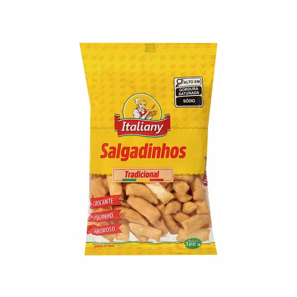 Encontraproduto.com.br - Salgadinho Italiany Tradicional 100g