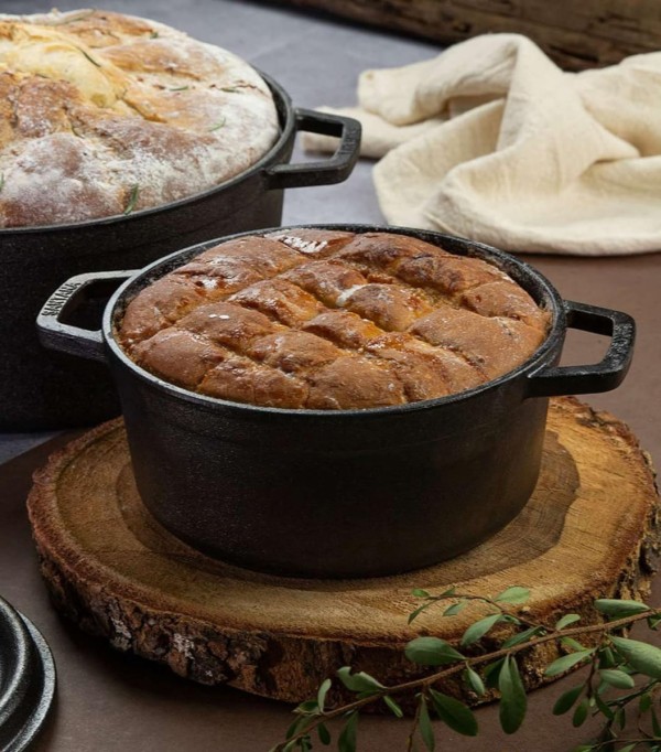 Encontraproduto.com.br - Caçarola Cocotte Pequena 18 Cm Forno Holandês Ferro Fundido Santana