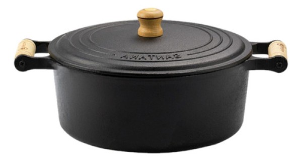 Encontraproduto.com.br - Caçarola Cocotte Pequena 18 Cm Forno Holandês Ferro Fundido Santana