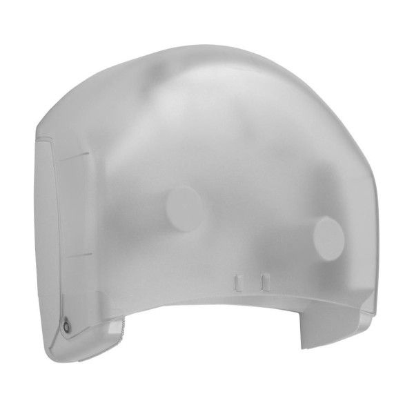 Encontraproduto.com.br - Dispenser Para Papel Higiênico Rolo Institucional Modelo Rolo Duplo Translucido Cristal