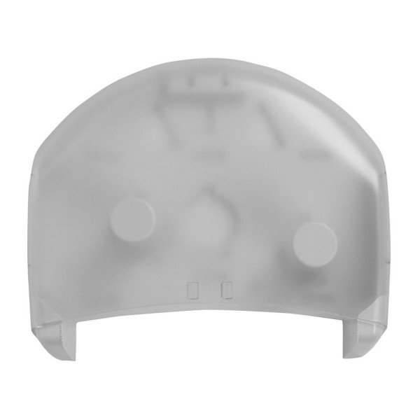 Encontraproduto.com.br - Dispenser Para Papel Higiênico Rolo Institucional Modelo Rolo Duplo Translucido Cristal