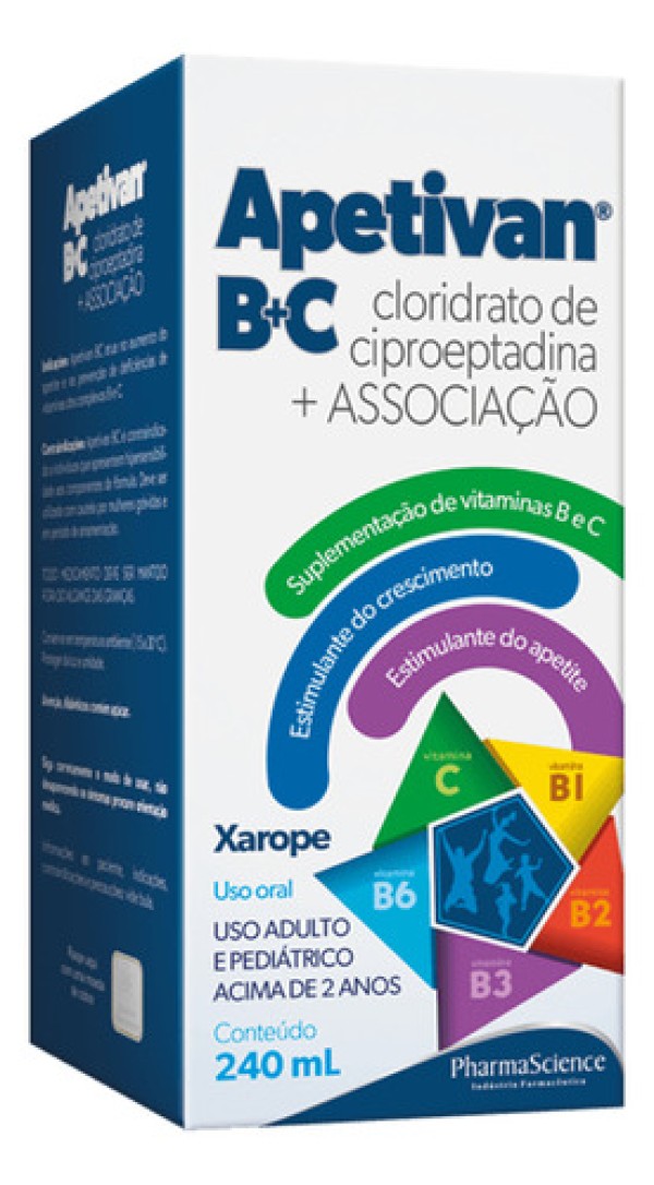 Encontraproduto.com.br - Apetivan BC Xarope - Frasco com 240 mL