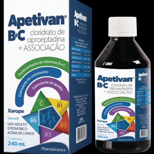 Encontraproduto.com.br - Apetivan BC Xarope - Frasco com 240 mL