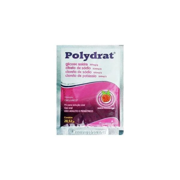 Encontraproduto.com.br - Polydrat Envelope Pó Sabor Framboesa - 28,52g
