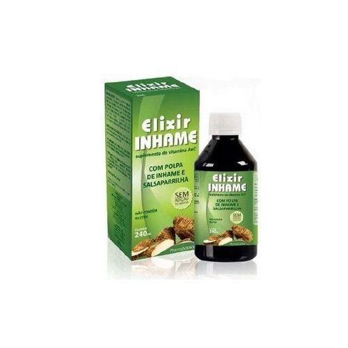 Encontraproduto.com.br - Elixir Inhame Pharmascience Sabor de Inhame e Salsaparrilha 240ml