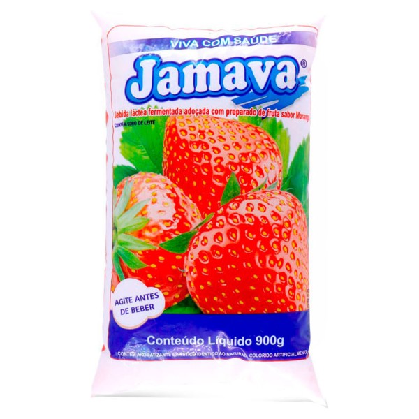 Bebida Fermentada Jamava Morango 900g