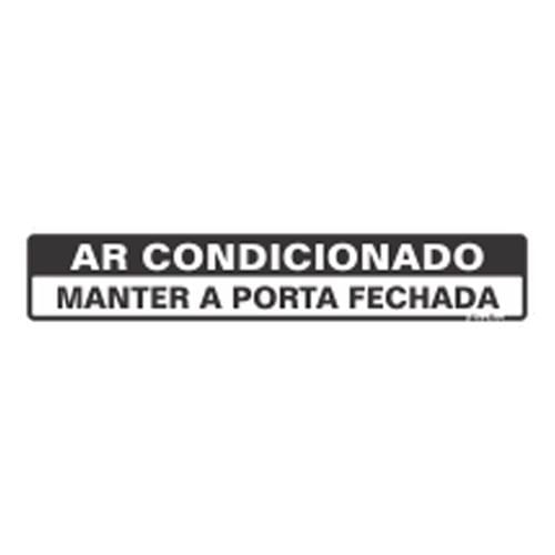 Placa de Sinalização Sinalize Ar Condicionado 5 X 25CM