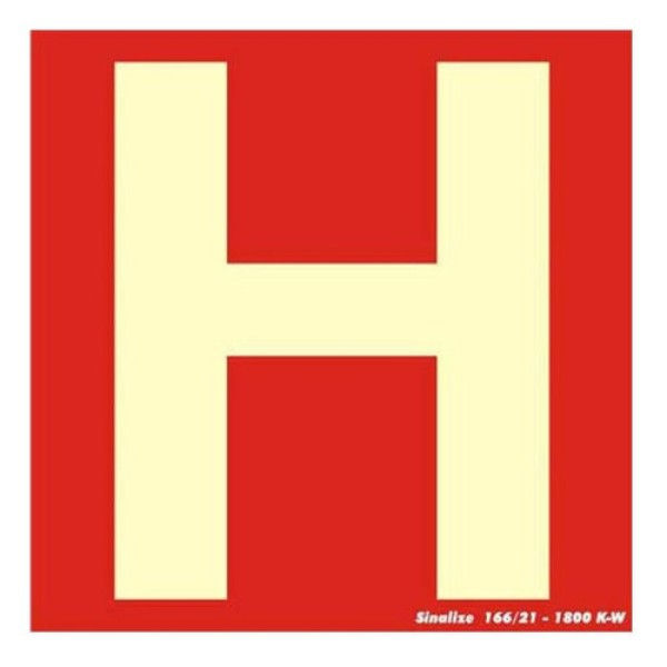 Placa Sinalize de Sinalizacao Hidrante de Incendio 15x15cm