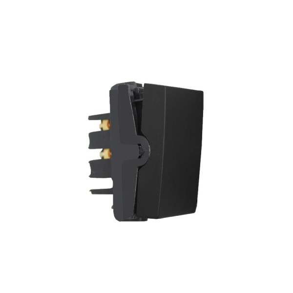 Modulo Romazi Canoa Interruptor Simples Preta 10A 25020