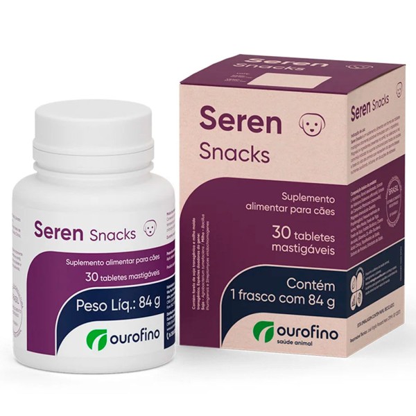 Suplemento Alimentar Seren Snacks para Cães 84g