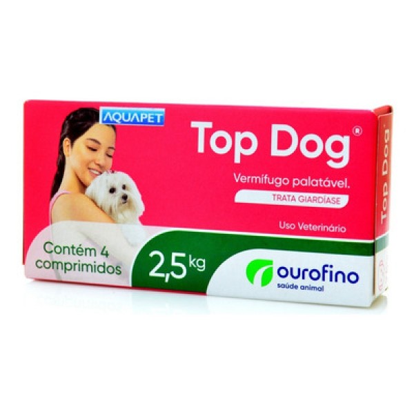 Encontraproduto.com.br - Vermífugo Top Dog para Cães 2,5kg