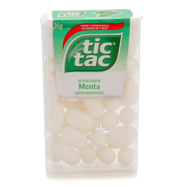 Encontraproduto.com.br - Tic Tac pastilha menta refrescante 16g 14 unidades