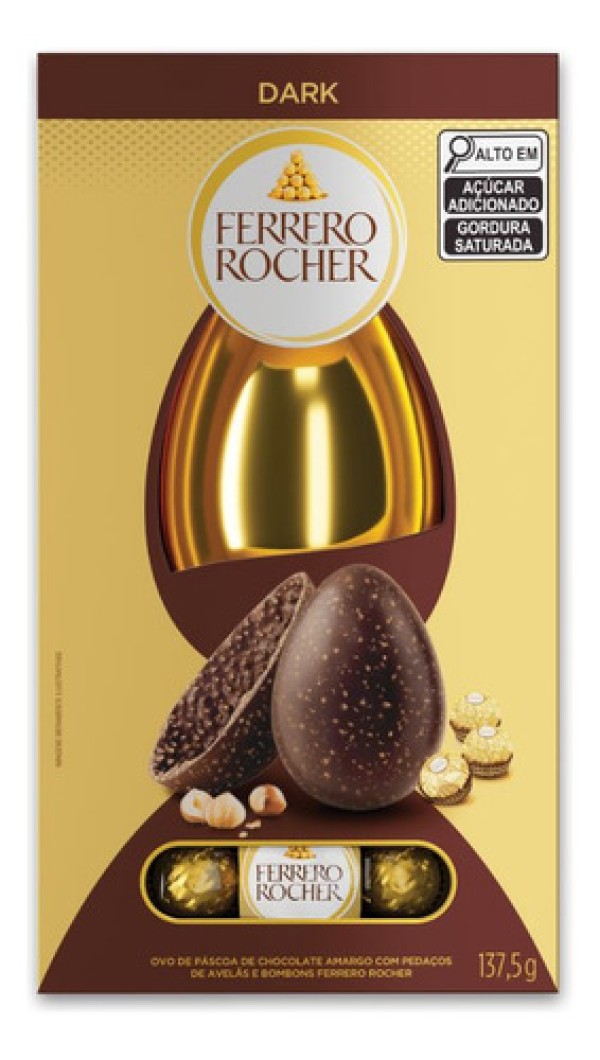 Ovo Páscoa FERRERO ROCHER Dark 137,5g
