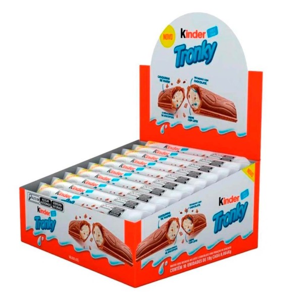 Encontraproduto.com.br - Chocolate Kinder Tronky c/10 - Ferrero