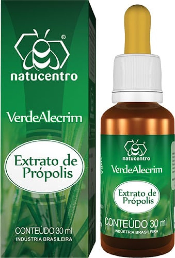 Encontraproduto.com.br - Extrato de Própolis Natucentro Verde Alecrim 30ml