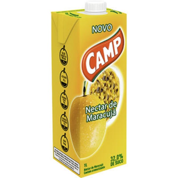 Suco Pronto Camp Maracujá 1L