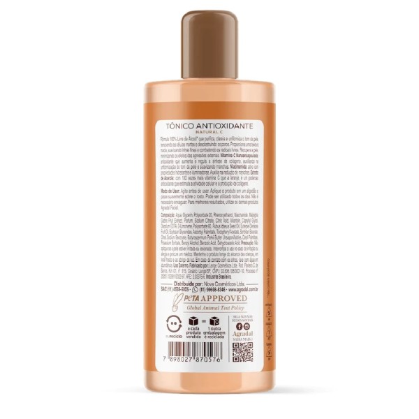 Encontraproduto.com.br - Tônico Antioxidante Natural C Agradal 200ml