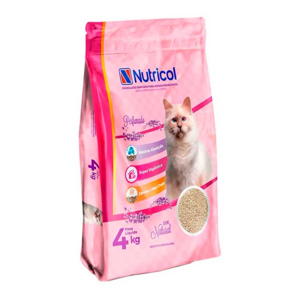 Encontraproduto.com.br - Granulado Sanitário Nutricol Natural Perfumado 4kg