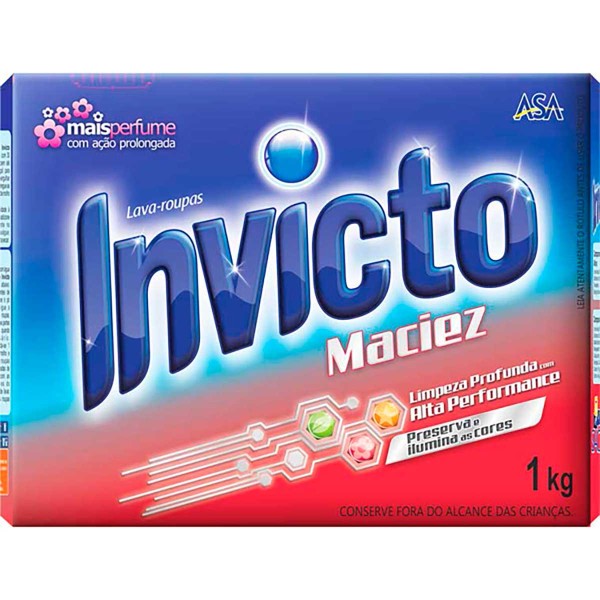 Encontraproduto.com.br - Lava Roupa Po Invicto Maciez 1 Kg