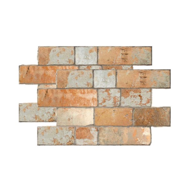 Encontraproduto.com.br - Piso Cerâmico HD Camel Bricks Quebec acetinado 31x54cm Savane