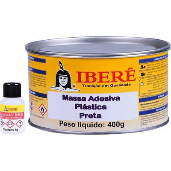 Encontraproduto.com.br - Massa Adesiva Plástica Iberê 400gr Branca