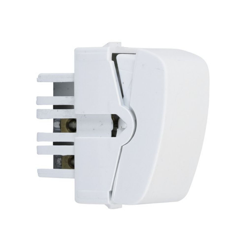 Encontraproduto.com.br - Módulo Interruptor Intermediário 10A/250V Branco Lunare