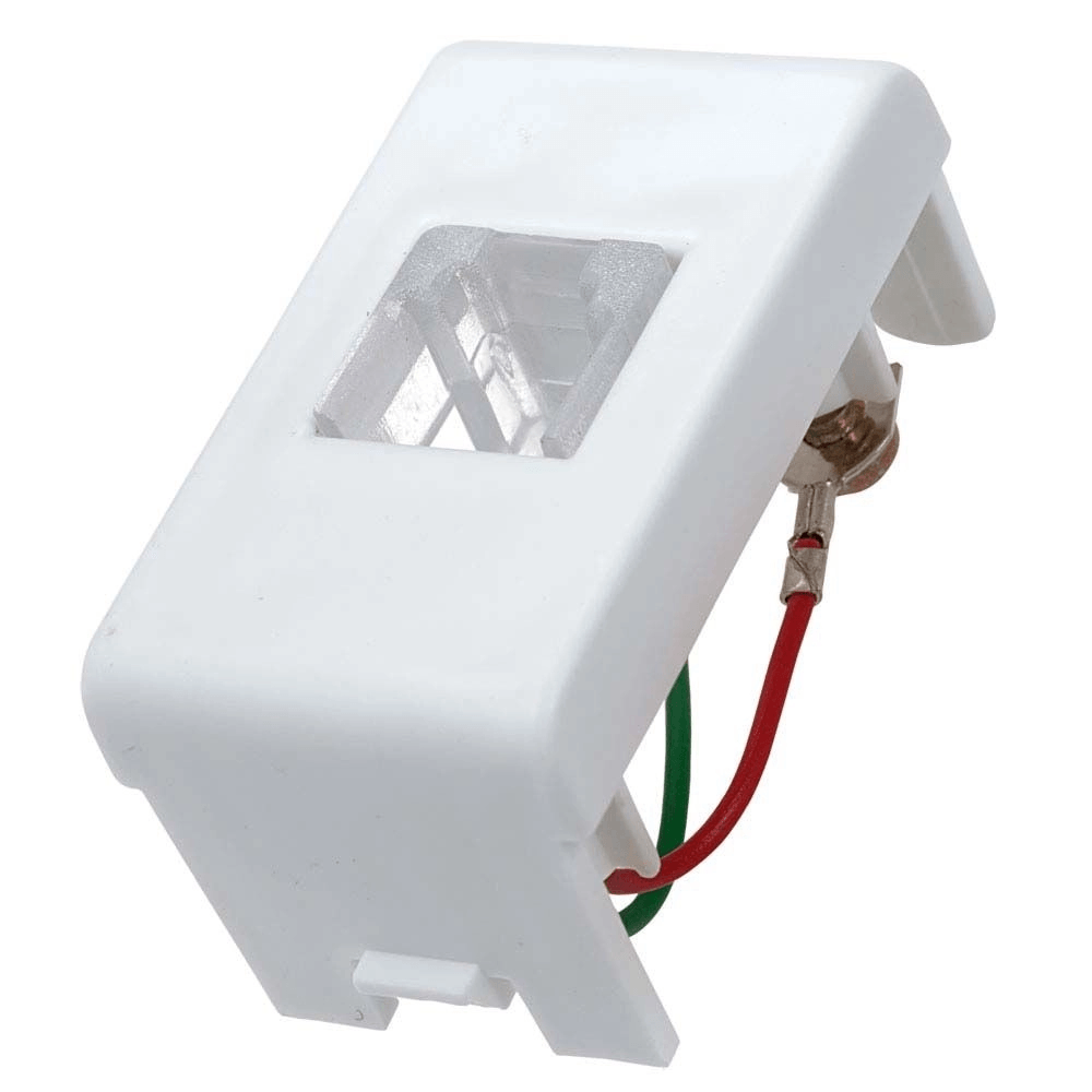 Encontraproduto.com.br - Módulo Tomada Schneider Lunare Polar RJ11 4 Fios