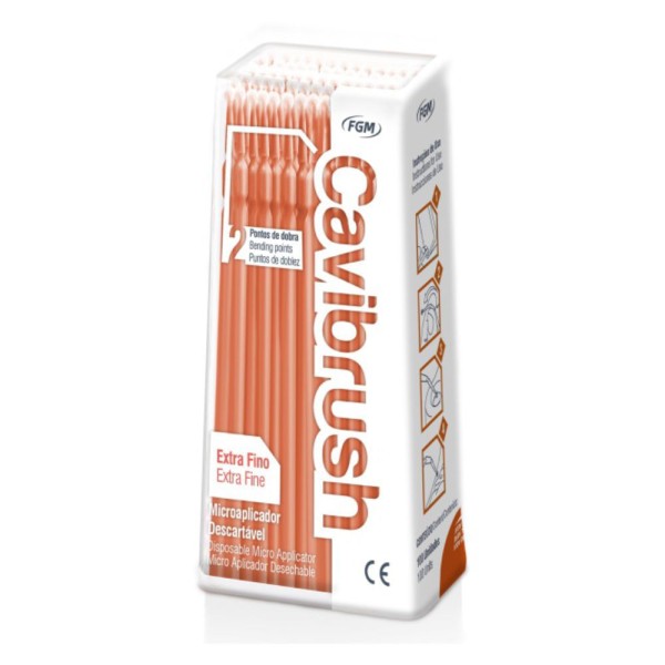 Encontraproduto.com.br - Pincel Microaplicador Cavibrush com 100 - FGM