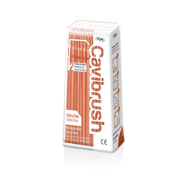 Encontraproduto.com.br - Pincel Microaplicador Cavibrush com 100 - FGM