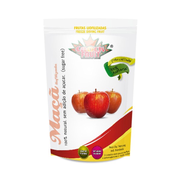 Encontraproduto.com.br - Maçã Liofilizada Crock Fruit 30g