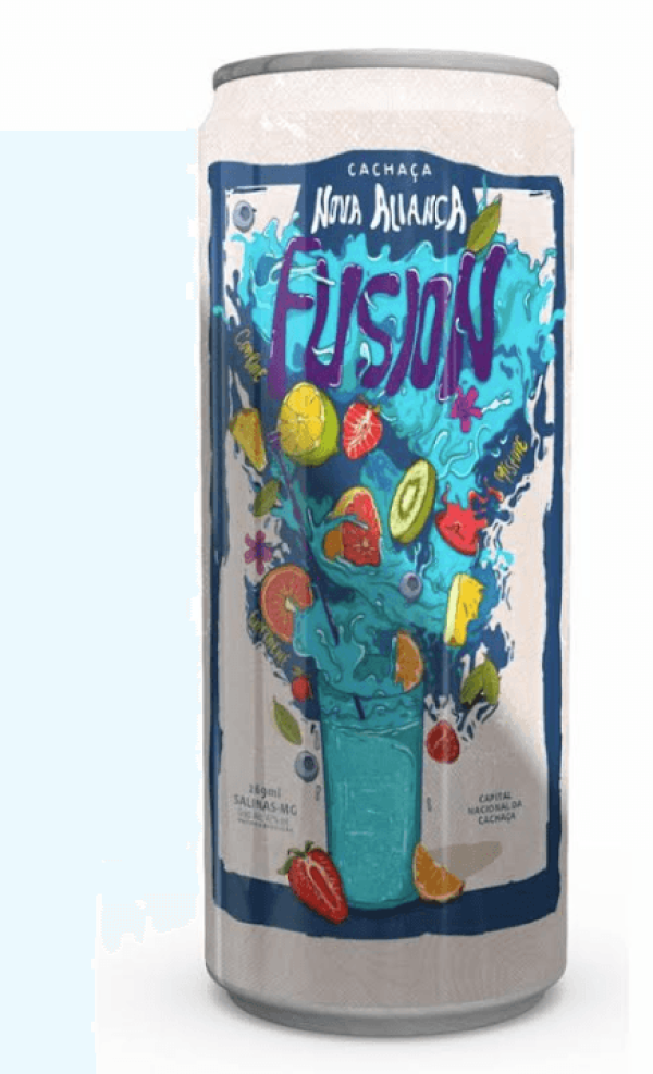 Encontraproduto.com.br - CACHACA NOVA ALIANCA 269ML-LT FUSION