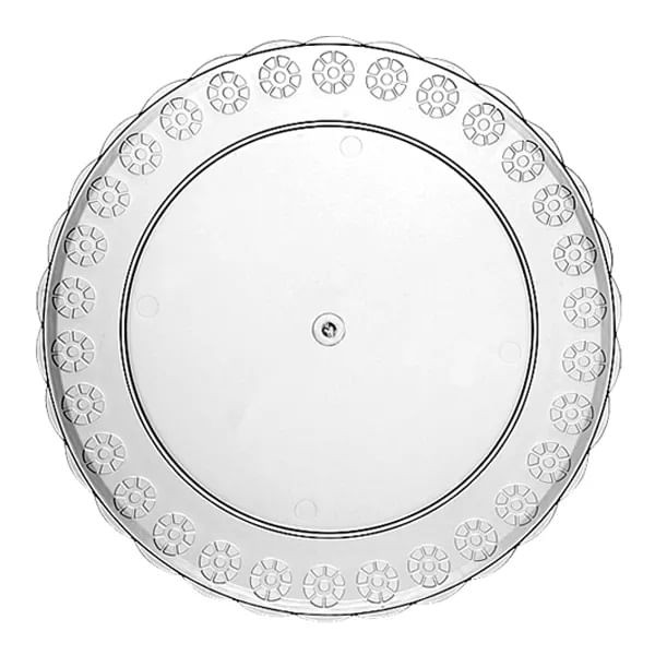 Prato Triangular Cristal 27cm