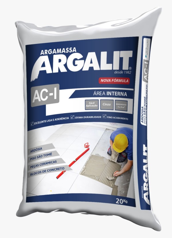 Argamassa Argalit Arg-Cola AC-1 Interior 20kg