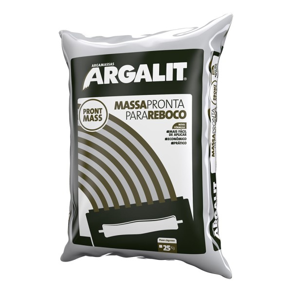 Argamassa Argalit Pronta para Reboco 25kg