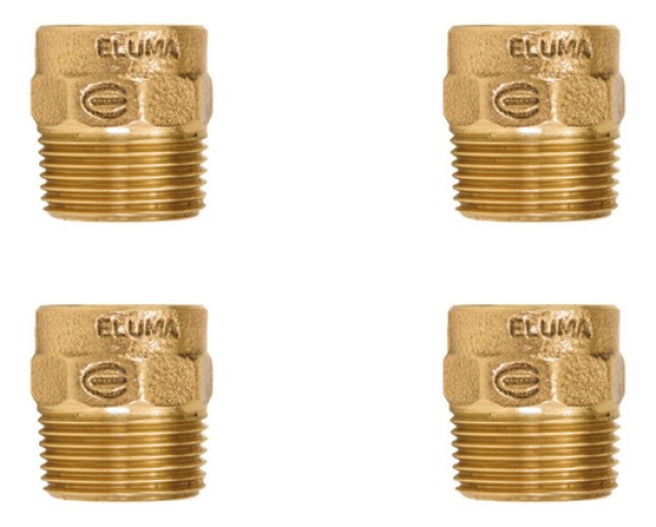 Encontraproduto.com.br - Conector Macho RM N.604 Sem Anel de Solda Cobre - Eluma - 000000000010000540 - Unitário