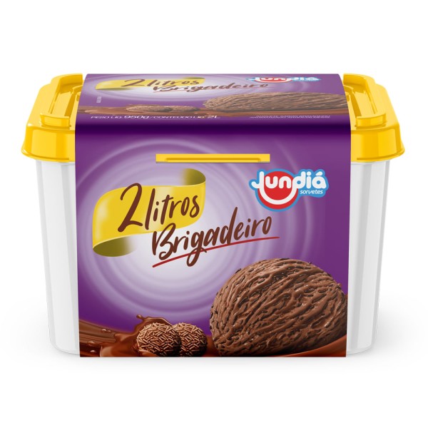 Encontraproduto.com.br - Sorvete Jundia 2L Brigadeiro