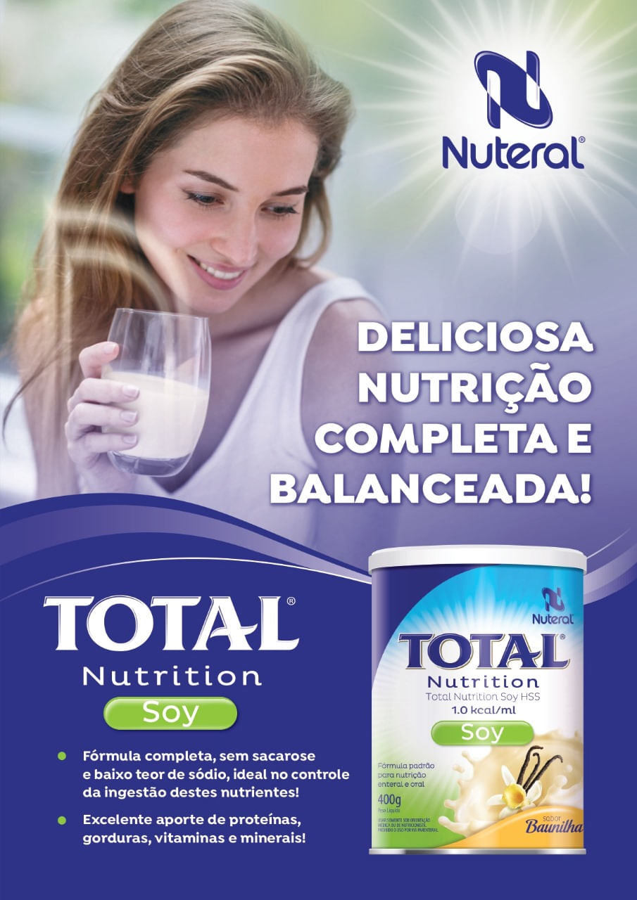 Encontraproduto.com.br - Total Nutrition Soy , Lata com 400g. Sabor Baunilha