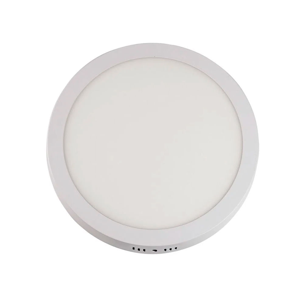 Painel Led de Sobrepor Redondo Bivolt Branco 18W 6500K - NLLT018K - Nitrolux