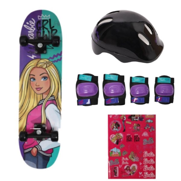Encontraproduto.com.br - Barbie Skate Com Acessorios  - Fun BARAO