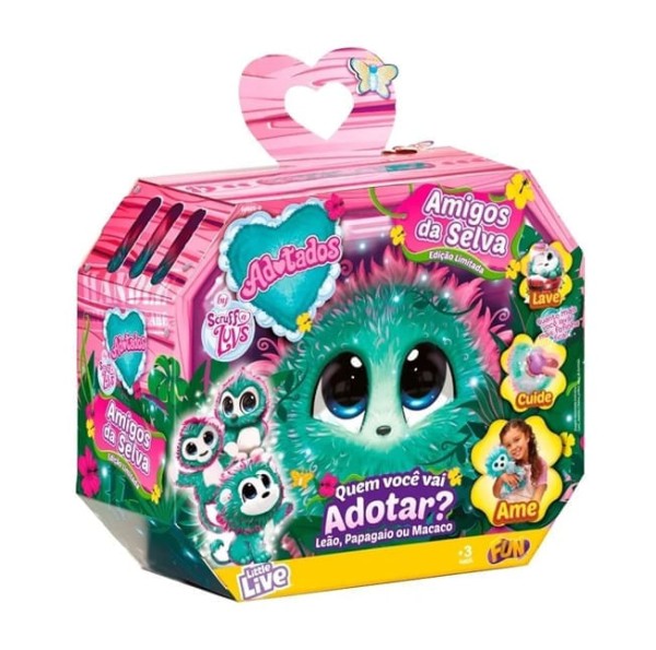 Encontraproduto.com.br - Adotados Amigos da Selva - Fun