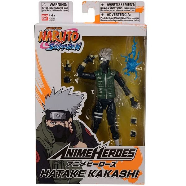 Encontraproduto.com.br - Naruto - Boneco Articulado Bandai Kakashi Hatake - Fun Toys